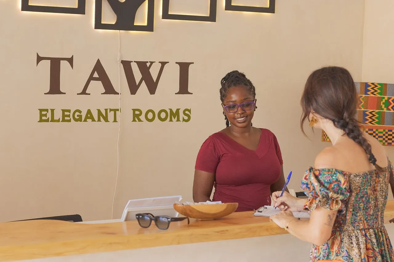 A warm welcome at the TAWI reception in Watamu