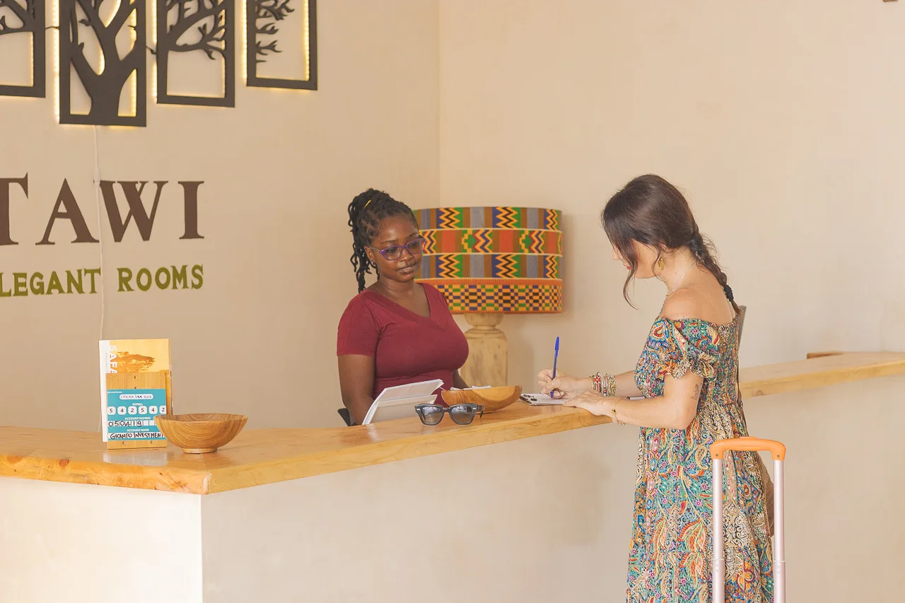 Cocktails being shaken at the TAWI bar